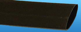 12mm (.472in.) Dia. X 4ft. Heat Shrink Tubing, Black