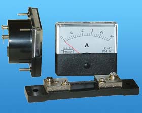 0-30A DC ANALOG PANEL METER