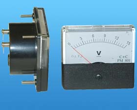 0-15V DC ANALOG PANEL METER