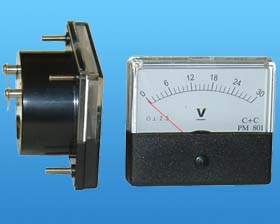 0-30V DC ANALOG PANEL METER