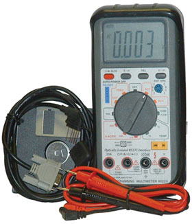 3-3/4 DIGIT JUMBO LCD MULTIMETER-RS232