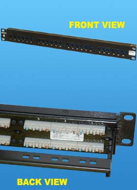 CAT-5e 24 PORT PATCH PANEL