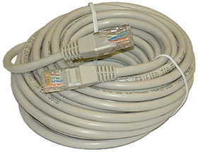 25ft. Cat5e UL Patch Cable, Gray