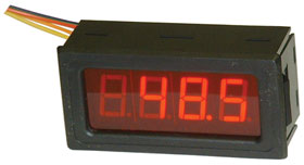 3-1/2 Digit LED Panel Meter, Dual Range