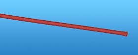 3/32in. Dia. X 4ft. Heat Shrink Tubing, Red