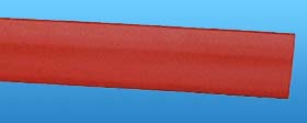 1/2in. Dia. X 4ft. Heat Shrink Tubing, Red