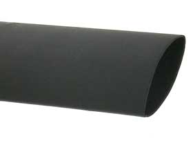 1in. Dia. X 4ft. Dual Wall Heat Shrink Tubing, Black