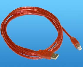 6ft.  USB 2.0 RED CABLE