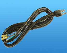 6ft,12-3 AWG 15A/120VAC LINE CORD