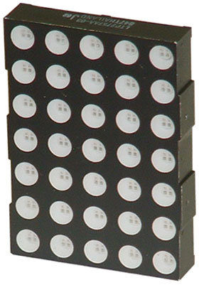 2in. 5 X 7 LED Dot Matrix, Bi-Color Red and Green