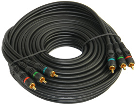 25ft Deluxe RGB RCA Cable