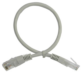 1ft. Cat5e UL Patch Cable, Gray