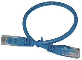 1ft. Cat5e UL Patch Cable, Blue