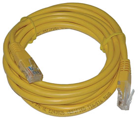 7ft. Cat5e UL Patch Cable, Yellow