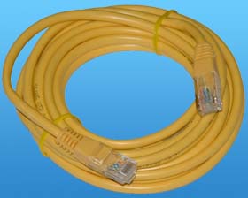 14ft. CAT-5e UL PATCH CABLE YELLOW