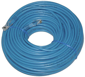 100ft. Cat5e UL Patch Cable, Blue