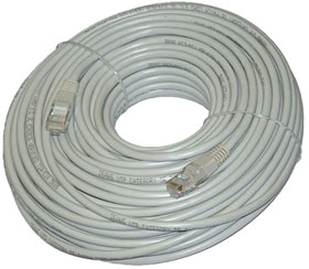 100ft. Cat5e UL Patch Cable, Gray