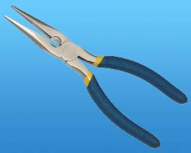 8in. HEAVY DUTY LONG NOSE PLIERS