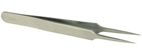 Tweezers, Stainless Steel, Cut Back Tip