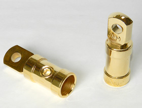 AWG 1/0 GOLD RING TERMINALS