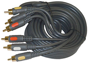 3M Hometheater Audio-Video RCA Cable