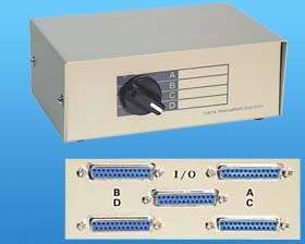 ABCD DATA SWITCH BOX DB 25