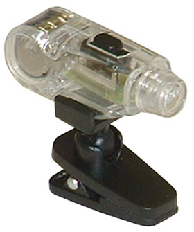 White LED Clip Light with Magnetic Base