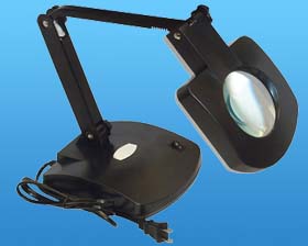 DESKTOP LAMP & MAGNIFIER