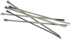 6pc. 7in. STAINLESS WIRE/CABLE TIE