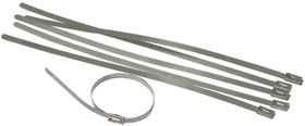 Stainless Steel Wire/Cable Tie 6pc, 12in.