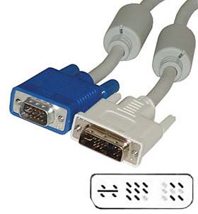 DVI-A TO VGA 6ft. CABLE