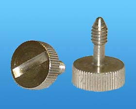 THUMB SCREW 8-32 STEEL, KNURLED TOP