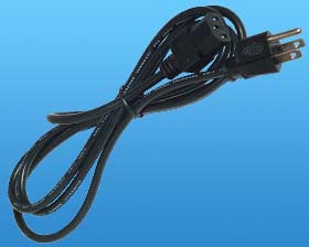 6ft. UL BLACK IEC POWER CORD