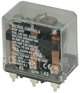 120VAC 3PDT 30A,  Deltrol Relay