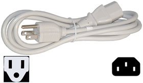 Extension Cord 6ft. IEC C13 to C14