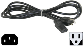 7ft. 18-3AWG IEC CORD USED