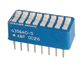 8 Position DIP Switch, AMP