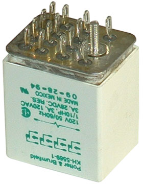 120VAC 4PDT P&B Sealed Relay