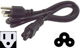 Power Cord 4ft. NEMA 5 to IEC C5