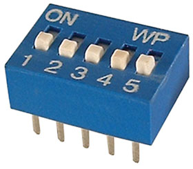 5 POSITION DIP SWITCH