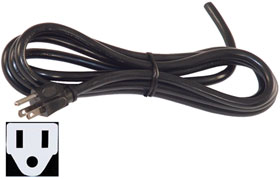 Power Cord 8ft. NEMA 5P to14-3Awg Pigtail