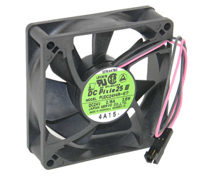 24VDC 3-1/8 SQ. BOX FAN