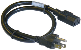 2ft. IEC CORDSET 120VAC/13A