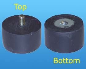 RUBBER VIBRATION ISOLATOR