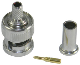 BNC Type Connector, Male Crimp for RG-58,141