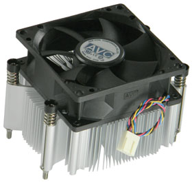 H/P Rectanglar Pattern Heatsink with 12VDC Fan