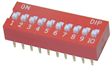 10 POSITION DIP SWITCH