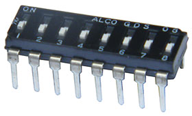 8 Position DIP Switch