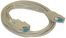 10ft. NULL MODEM CABLE DB-9F/F