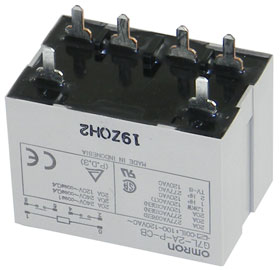 110VAC DPST-NO  20A Omron Relay